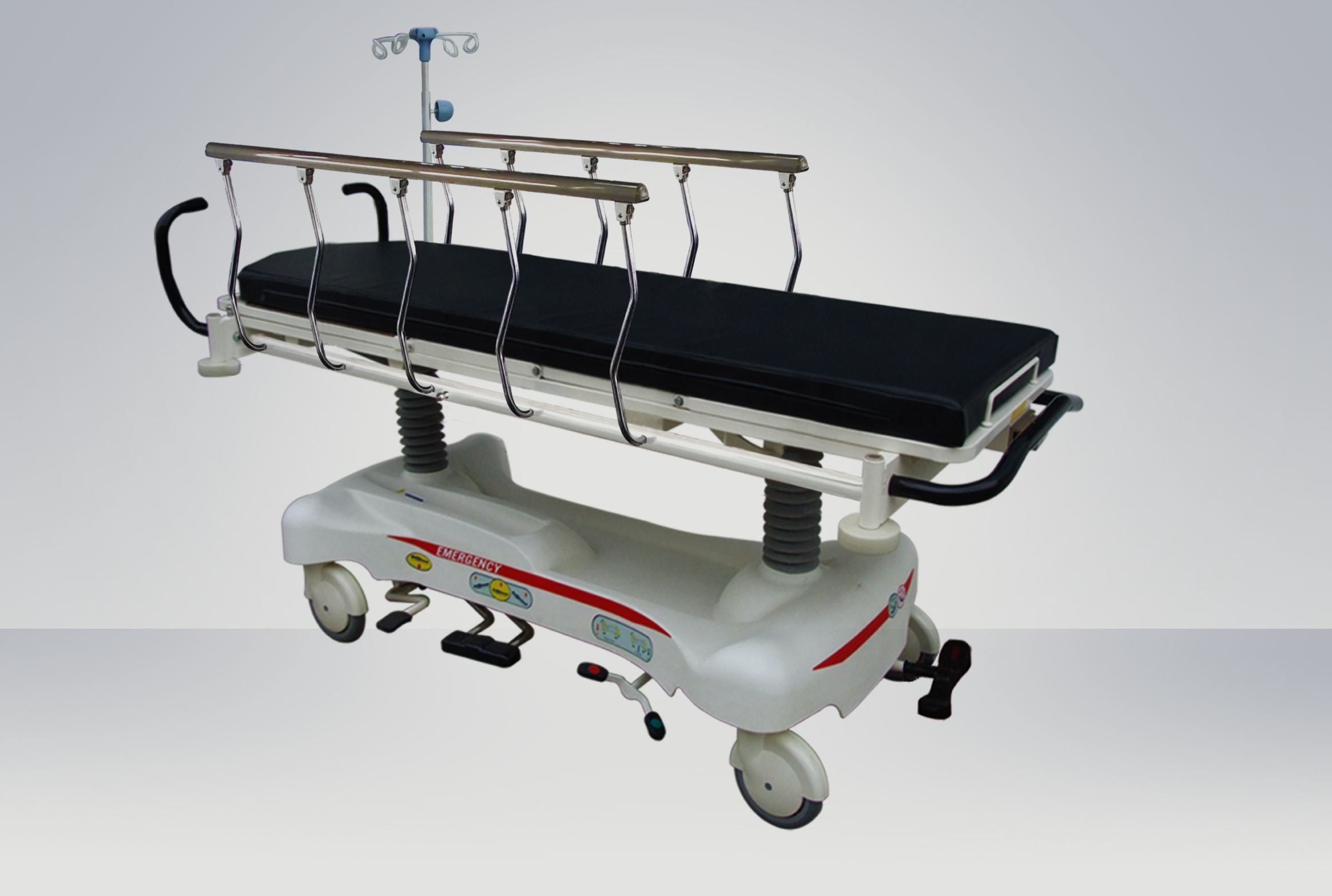 Hydraulic Rise-and-Fall Stretcher Cart
